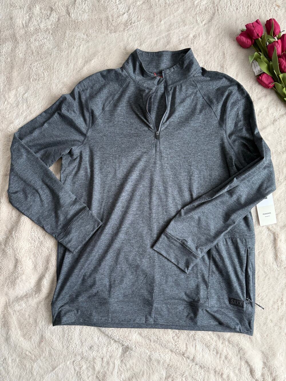 SAXX Peakdaze Relaxed Fit Pullover Size Large NWT